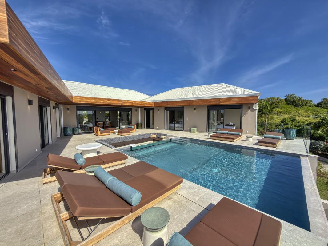 5.Location Villa piscine vue mer St François Guadeloupe_Piscine Vue mer